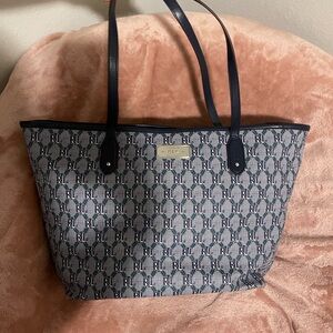 Blue Ralph Lauren tote bag